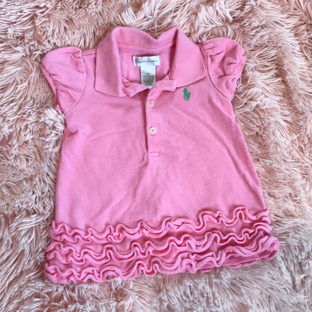 Baby Girl Ralph Lauren ruffle dress